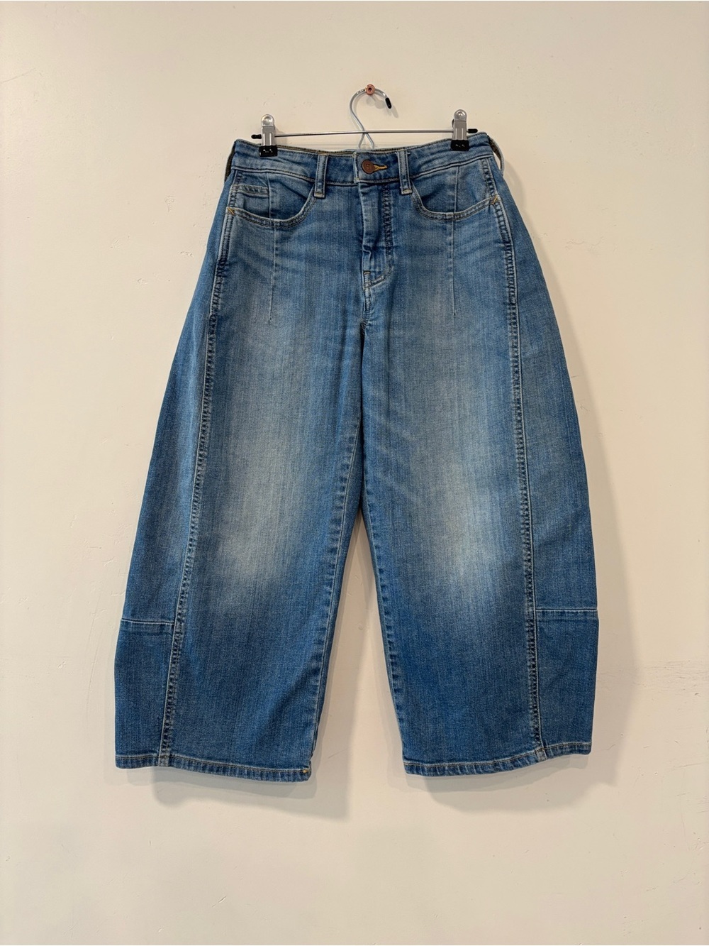 Anthropologie Pilcro Women’s The Kenna Mid-Rise Heritage Barrel Jeans Size 24 P